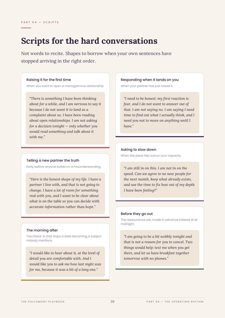 Scripts page